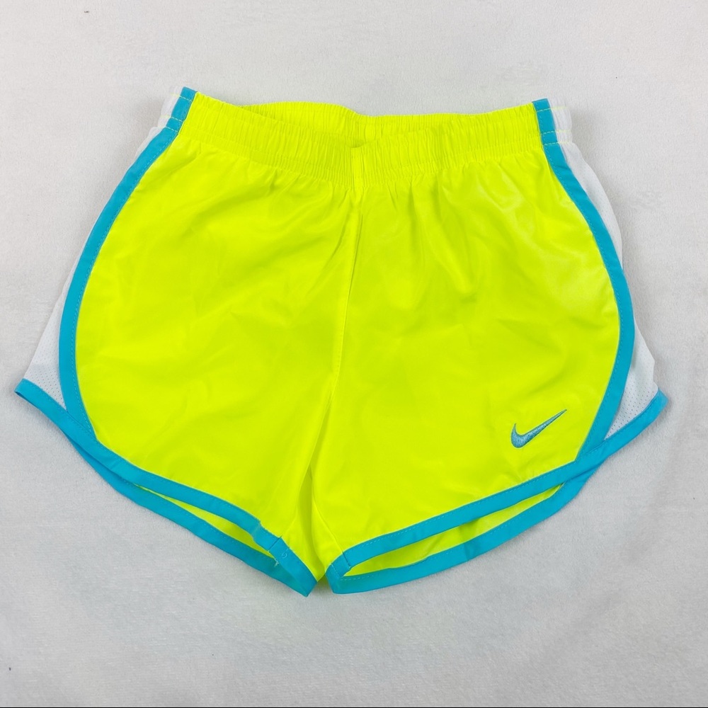 Nike Dri-fit girl’s neon green athletic shorts